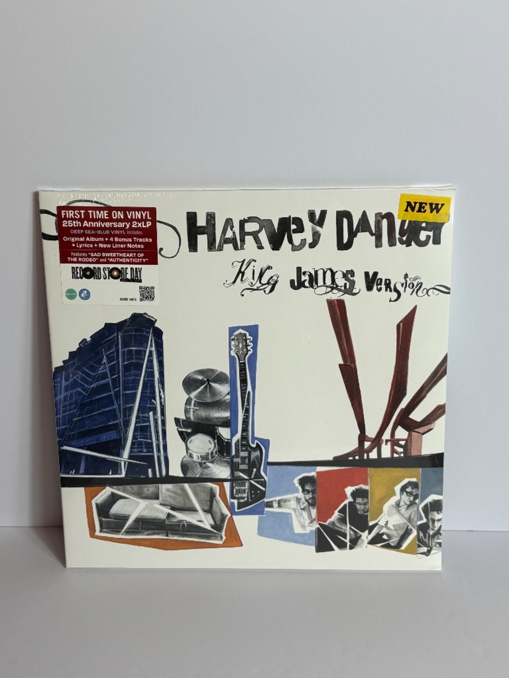 Harvey Danger King James Version 2LP RSD 2025 Limited Deep Sea Color Vinyl New